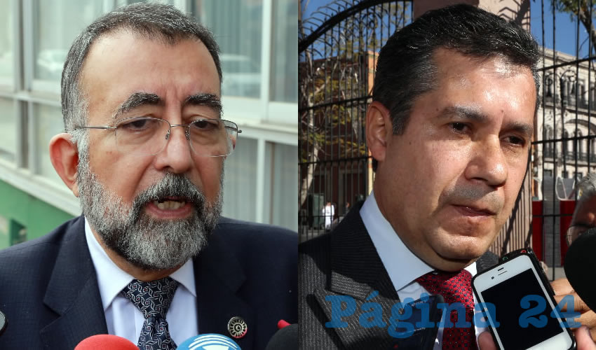 Jesús Eduardo Martín Jáuregui, ombudsman | René Anguiano Martínez, titular del ISSEA