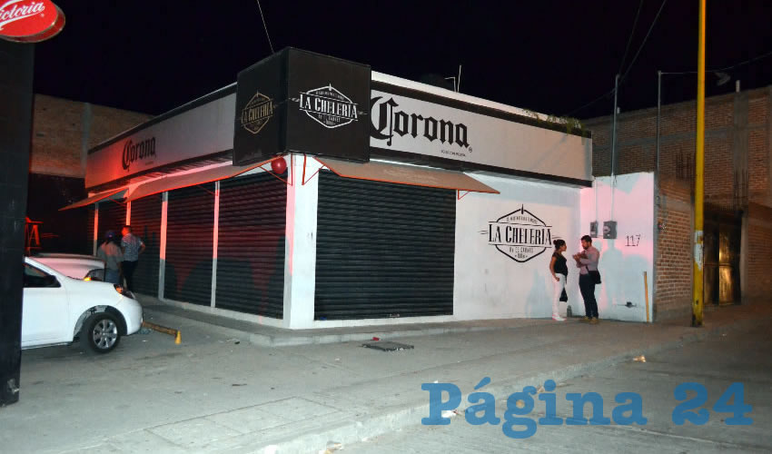 En esta cantina inici&oacute; la pelea, la cual continu&oacute; en la calle