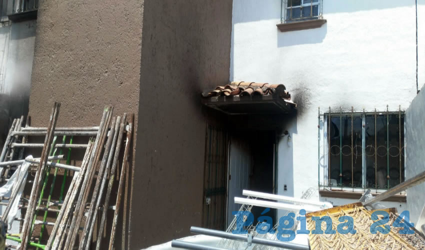 El domicilio que fue presa de las llamas