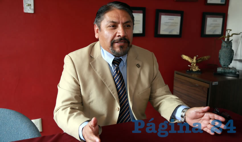 Leobardo Contreras Moreno, presidente honorario de la Barra de Abogados del Estado de Aguascalientes