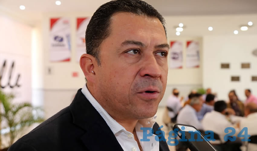 Francisco Romero David, presidente estatal de la CMIC (Foto: Eddylberto Lu&eacute;vano Santill&aacute;n)