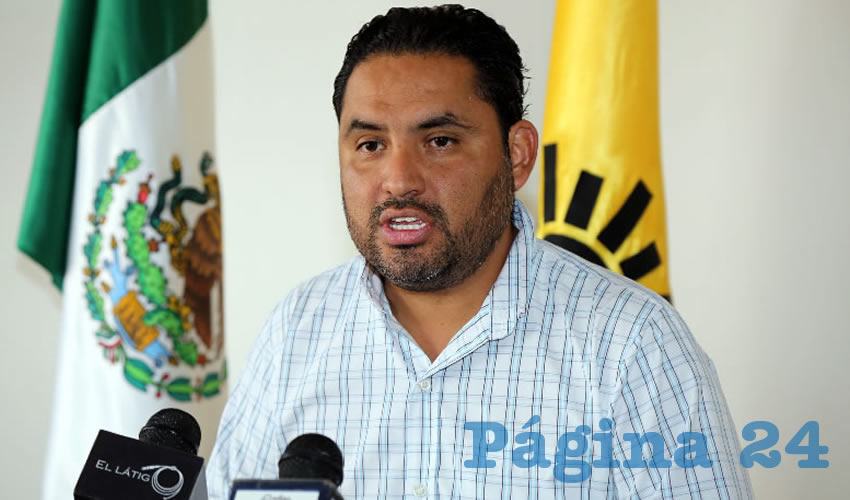 Emanuelle S&aacute;nchez N&aacute;jera, presidente del comit&eacute; Ejecutivo Estatal del PRD (Foto: Eddylberto Lu&eacute;vano Santill&aacute;n)