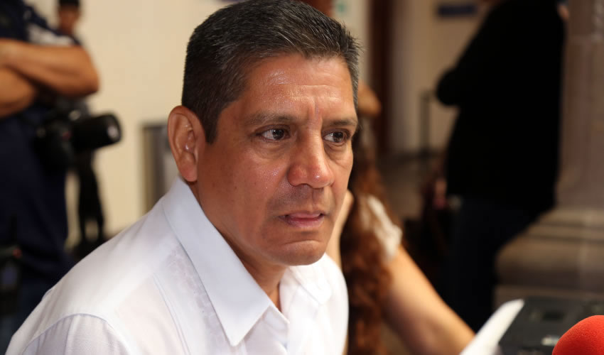 Jos&eacute; H&eacute;ctor Ben&iacute;tez L&oacute;pez, secretario de Seguridad P&uacute;blica Municipal (Foto: Eddylberto Lu&eacute;vano Santill&aacute;n)