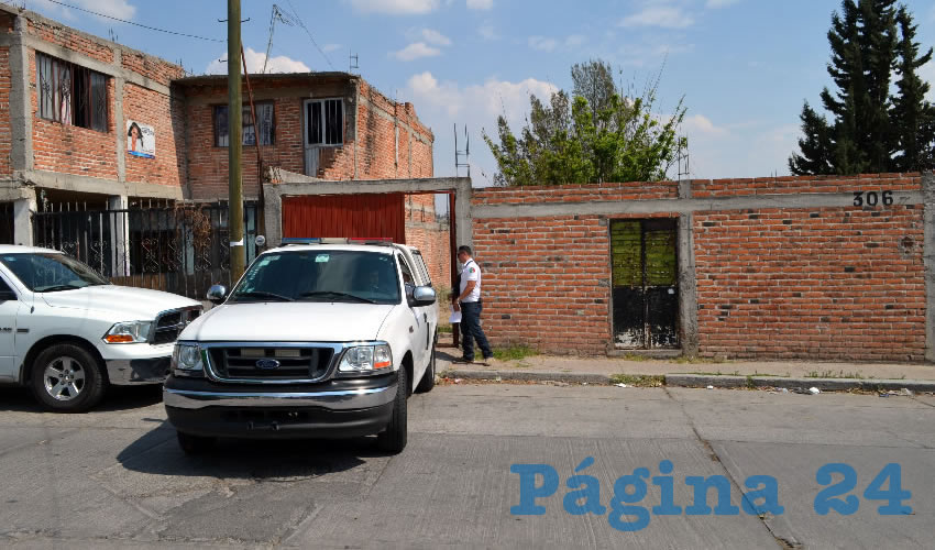 En el interior de este lote fue encontrado muerto Eduardo Dávila López