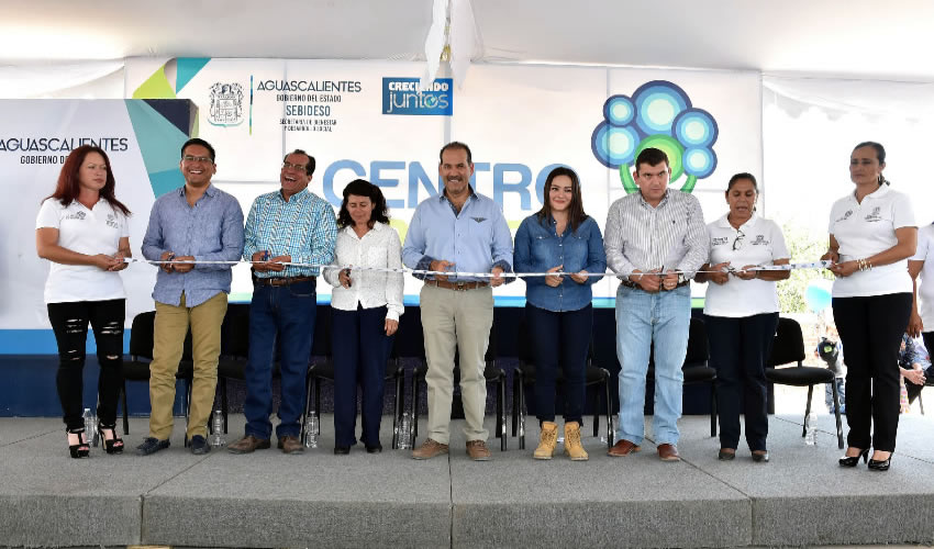 El Gobernador Mart&iacute;n Orozco Sandoval encabez&oacute; la reactivaci&oacute;n del Centro CRECER del municipio de Calvillo