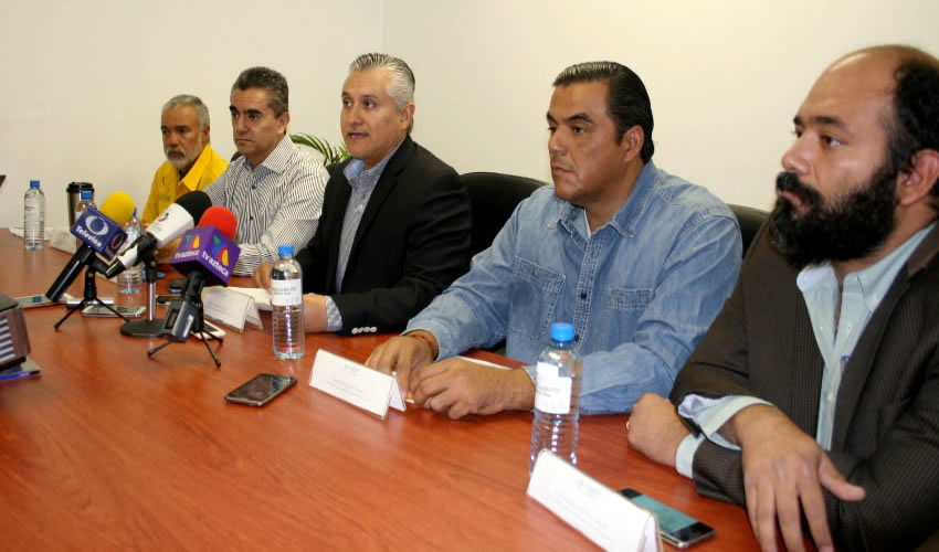 Conferencia de prensa de la SMAE, Conafor, Protección Civil Estatal y Profepa