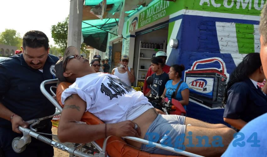 H&eacute;ctor Javier M&eacute;ndez Rivera sufri&oacute; quemaduras en ambas piernas, mientras que su hermana, Alma Edith, present&oacute; heridas en las manos