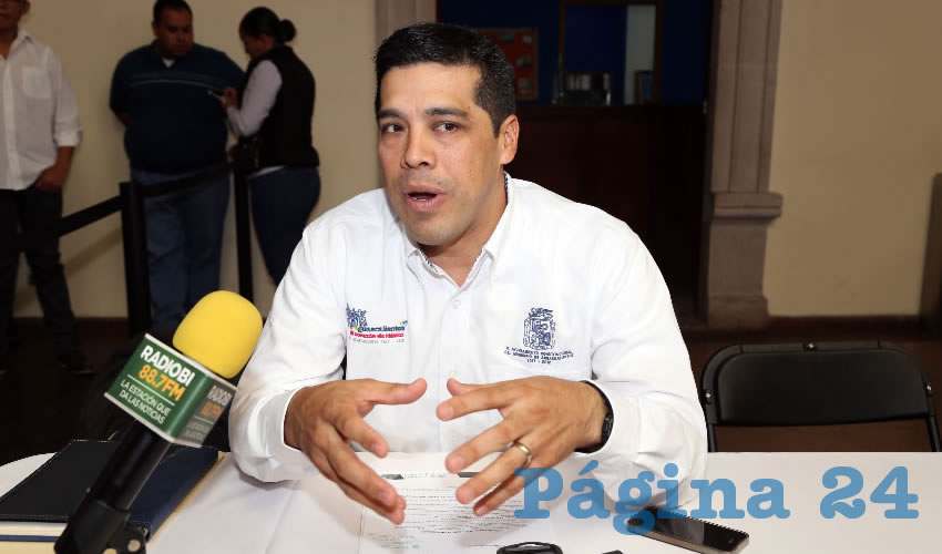Leonardo Montañez Castro, secretario del Ayuntamiento (Foto: Eddylberto Luévano Santillán)