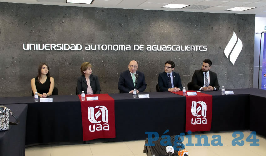 Embajador eminente Raphael Steger Cata&ntilde;o, decano de la Escuela de Ciencias Sociales de la UDLAP en la UAA