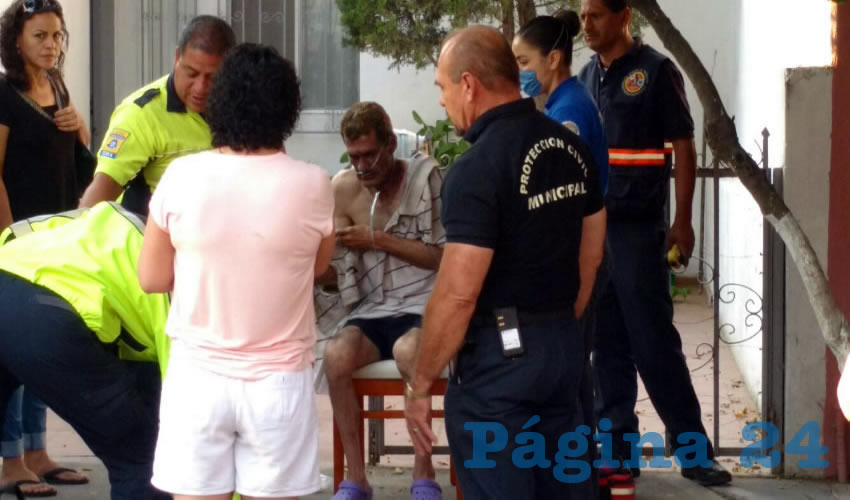 En la calle San Gabriel 308, fraccionamiento San Cayetano, ocurrió el incendio