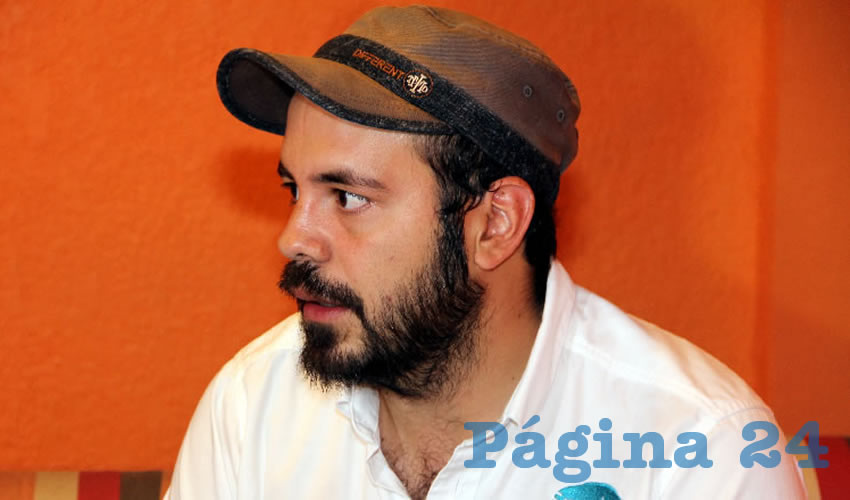 Manuel Guti&eacute;rrez Flores, vocero de la asociaci&oacute;n civil Colectivo SerGay de Aguascalientes