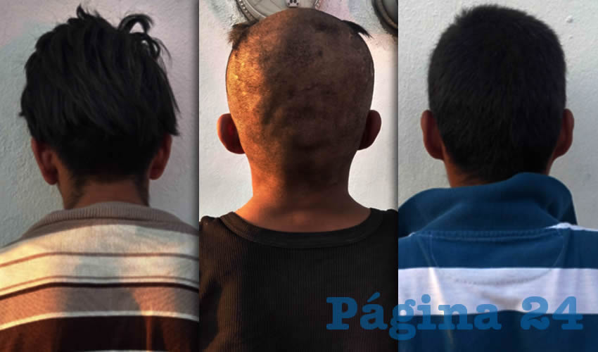 Los tres detenidos, que tienen un largo historial delictivo, fueron capturados tras saquear un domicilio