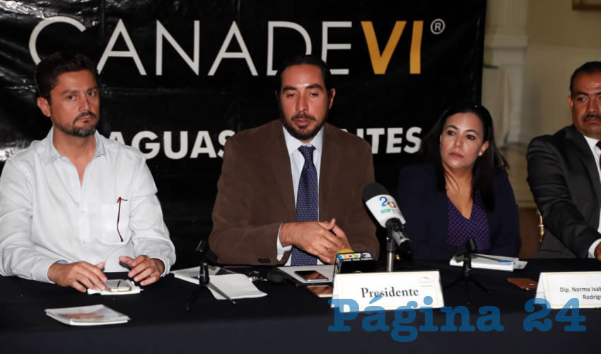 Axel Espinosa Teubel, presidente estatal de la Canadevi (Foto: Eddylberto Luévano Santillán)