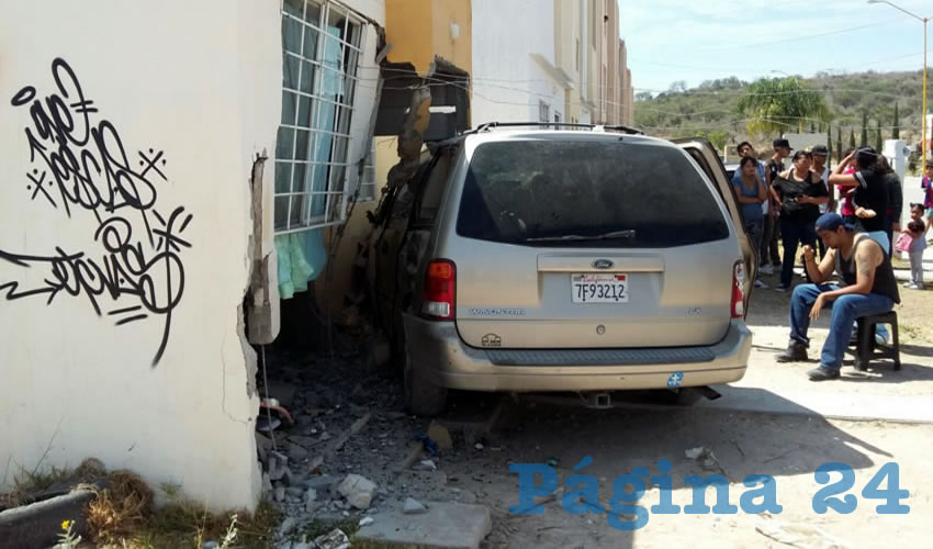 Daños considerables sufrió una de las dos casas