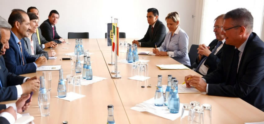 MOS reiter&oacute; la disposici&oacute;n y el inter&eacute;s que existe de parte del estado de Aguascalientes para recibir las inversiones germanas