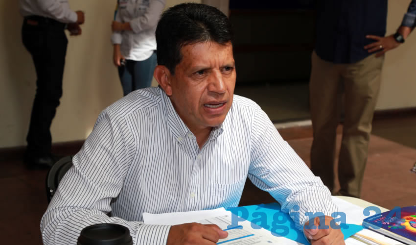 Marco Antonio Lic&oacute;n D&aacute;vila, secretario de Obras P&uacute;blicas del Municipio