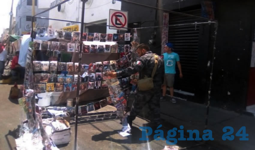 El operativo se realizó en la zona Centro