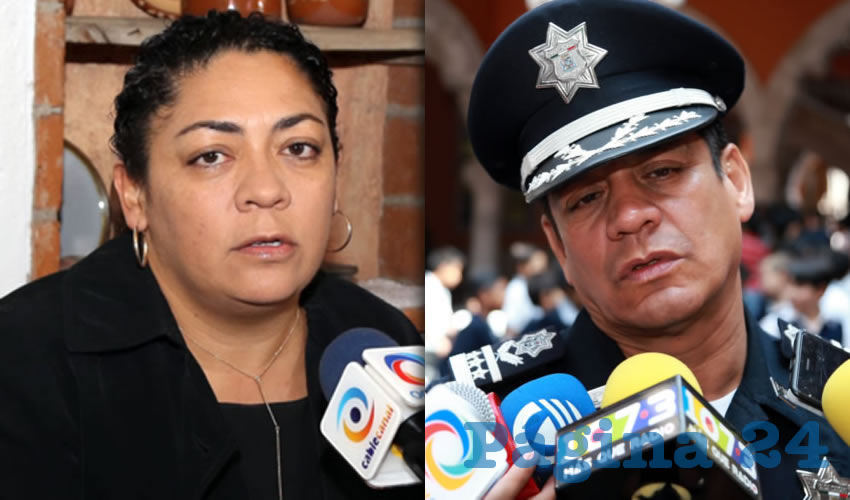 Hazel Montejano Garc&iacute;a, regidora del Municipio de Aguascalientes | Jos&eacute; H&eacute;ctor Ben&iacute;tez L&oacute;pez, secretario de Seguridad P&uacute;blica Municipal