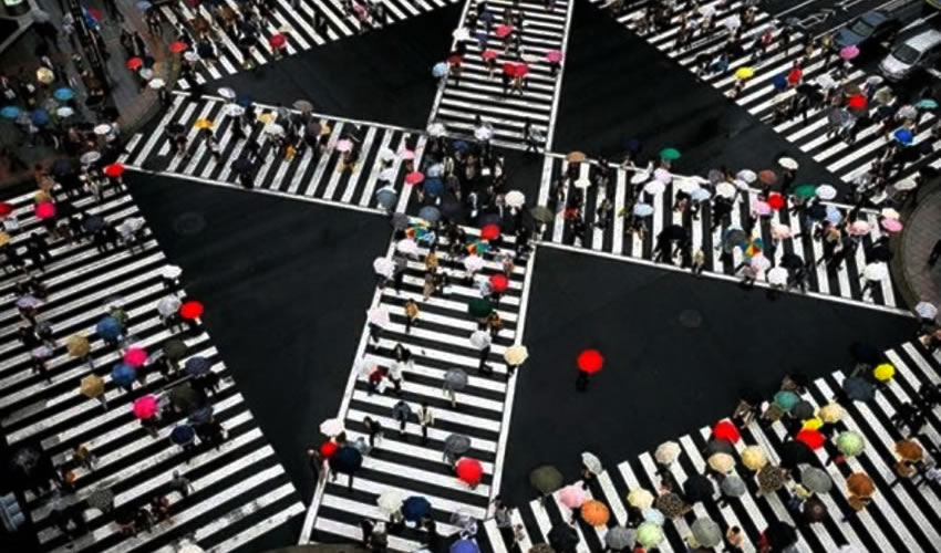 Cruce peatonal en Tokio
