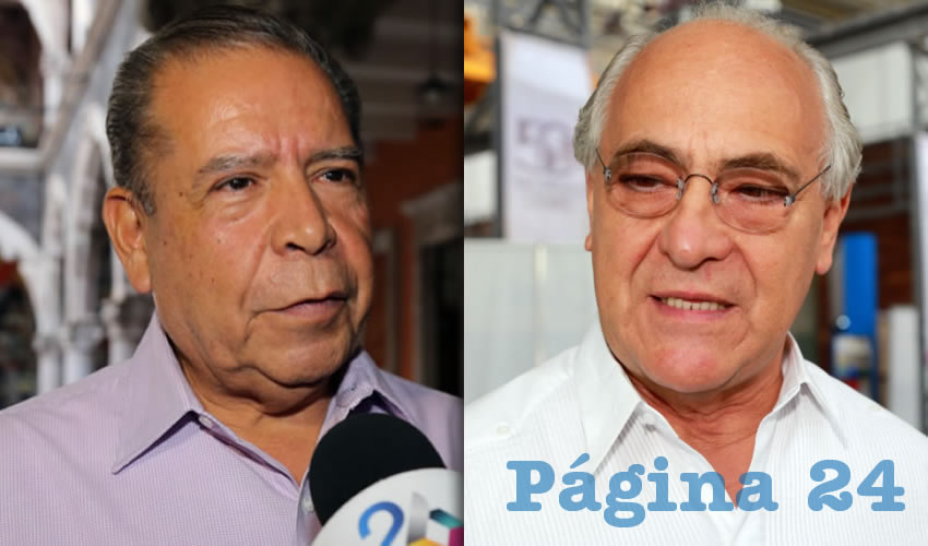 José Luis Cortés Delgado, presidente de la FCARM | Alfredo González González, secretario general de la FTA