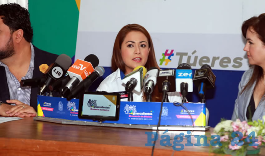 Teresa Jiménez Esquivel, presidenta municipal de Aguascalientes (Foto: Eddylberto Luévano Santillán)