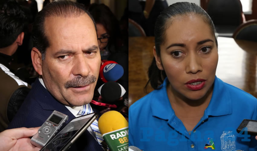 Martín Orozco Sandoval, gobernador del Estado | Rosa Karina Ortega González, secretaria del Medio Ambiente