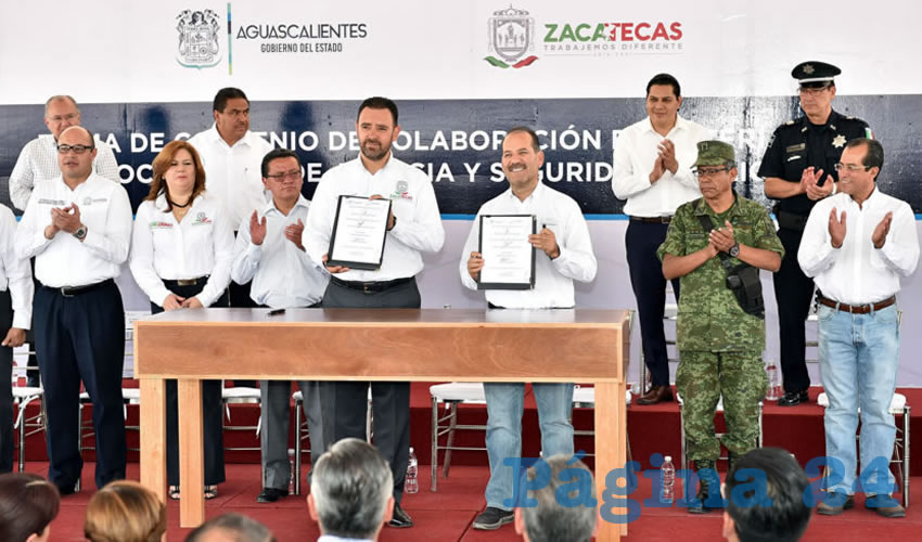 MOS agradeció al gobernador de Zacatecas por su disposición para trabajar en coordinación con Aguascalientes