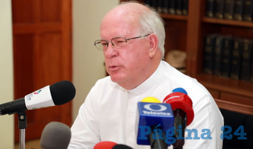 Ricardo Cuéllar Romo, exrector del Seminario Diocesano (Foto: Eddylberto Luévano Santillán)