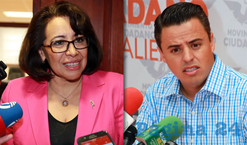 Ma. Estela Cortés Meléndez, diputada local | Jaime Durán Padilla, dirigente de MC