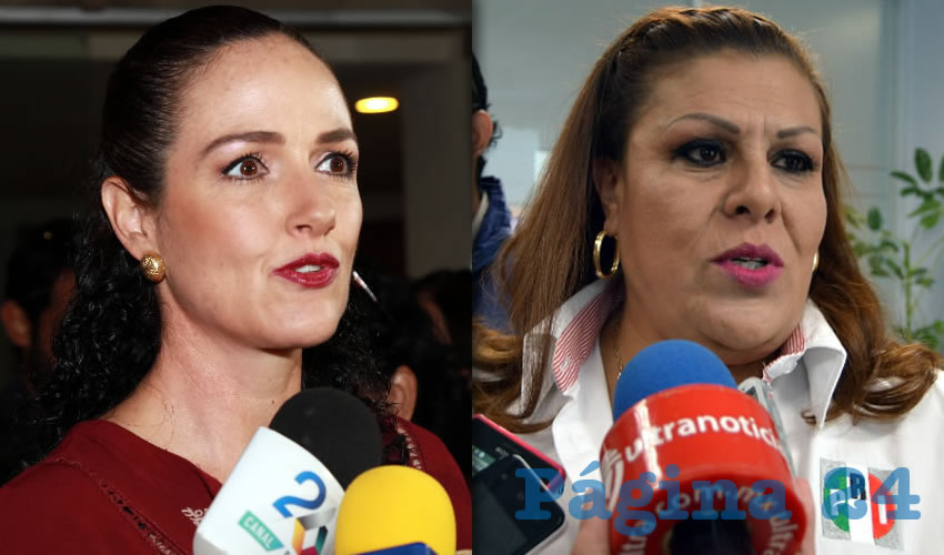 Cristina Urrutia de la Vega, diputada local | Norma Esparza, presidenta estatal del PRI