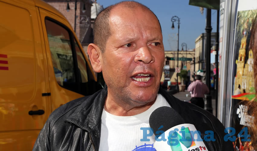 Xicoténcatl Cardona Campos, presidente de la Asociación de Migrantes Organizados