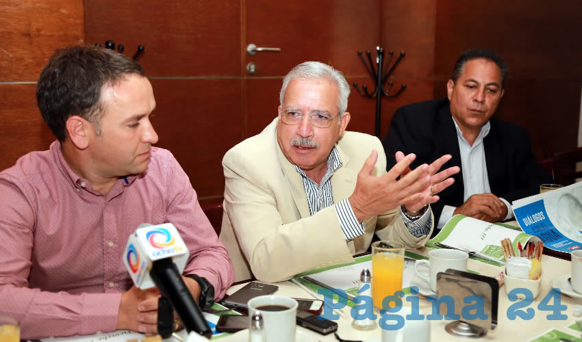 Rueda de prensa sobre foros del agua (Foto: Eddylberto Lu&eacute;vano Santill&aacute;n)