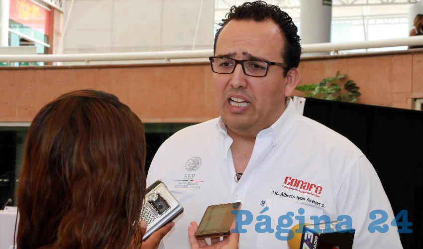 Alberto Lyon Aceves Salas, delegado del Consejo Nacional de Fomento Educativo (Conafe)