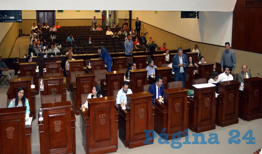 Sesión ordinaria de la LXIII Legislatura