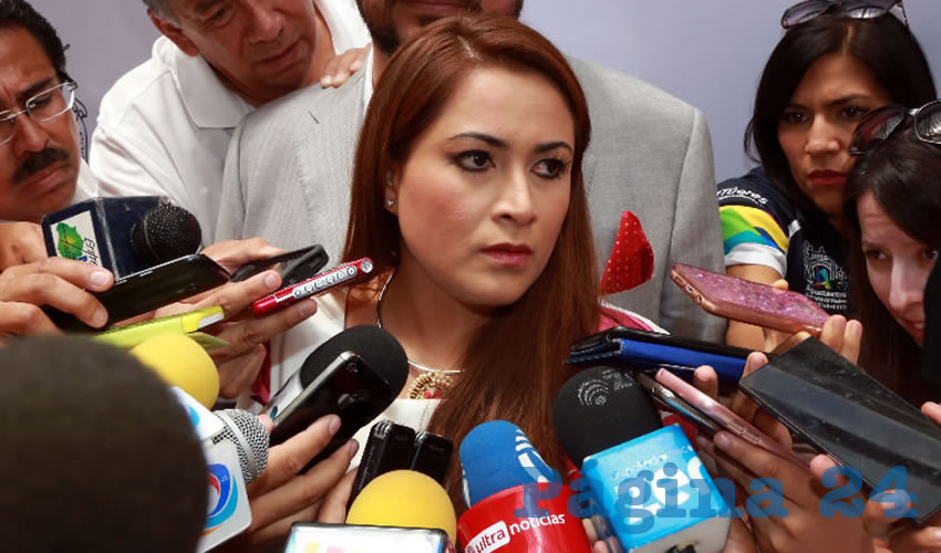 Teresa Jiménez Esquivel, presidenta municipal de Aguascalientes (Foto: Eddylberto Luévano Santillán)