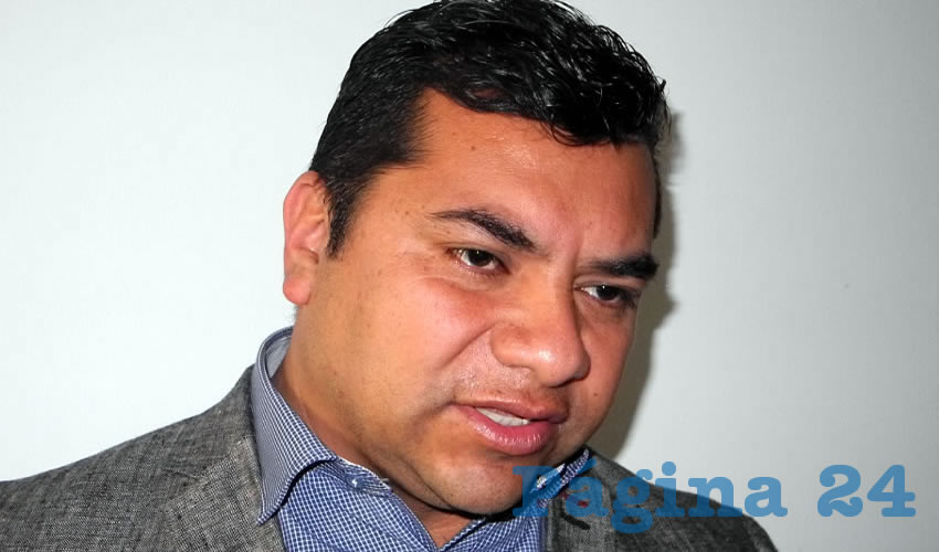 Normando L&oacute;pez Meixueiro, secretario general de la FSTSE en Aguascalientes