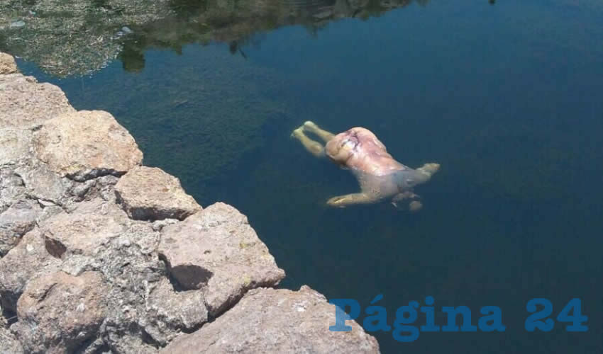 Flotando en el agua fue encontrado el cadaver