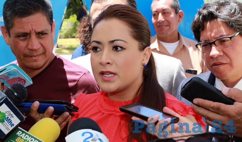 Teresa Jim&eacute;nez Esquivel, presidenta municipal de Aguascalientes (Foto: Eddylberto Lu&eacute;vano Santill&aacute;n)