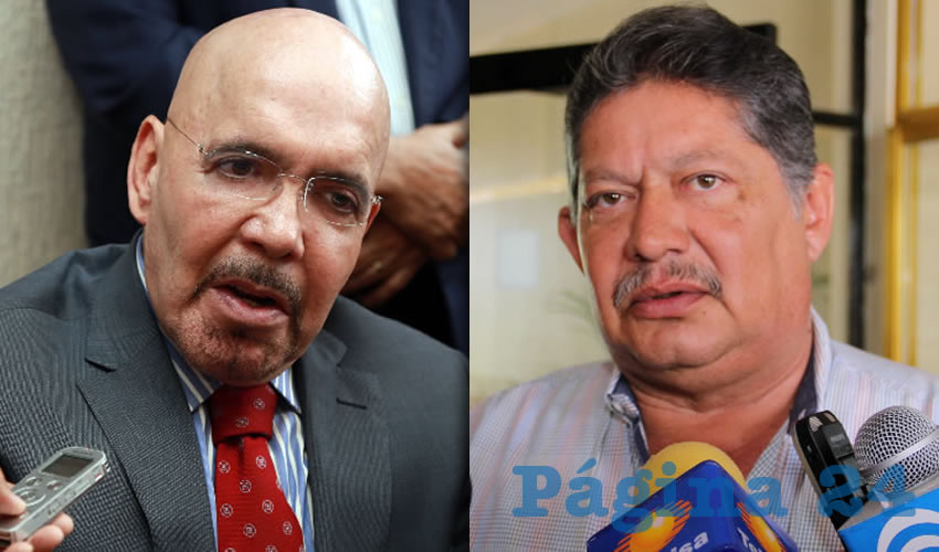Diego Martínez Parra, delegado estatal del Seguro Social | Roberto Mora Márquez, líder de Trabajadores de Autotransporte