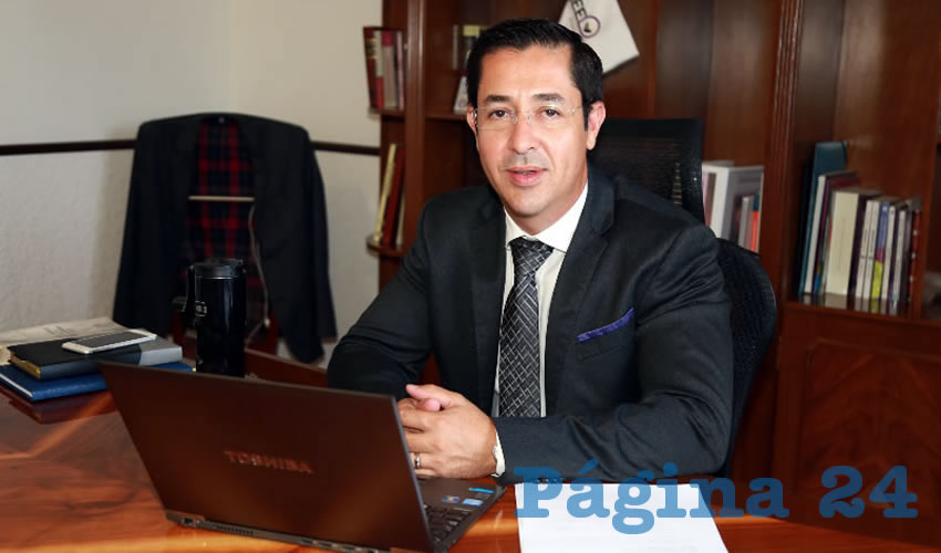 Luis Fernando Landeros, consejero presidente del IEE (Foto: Archivo)