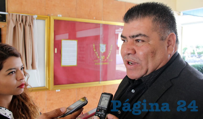 Mario Armando Valdez Herrera, secretario general de la Sección uno del SNTE