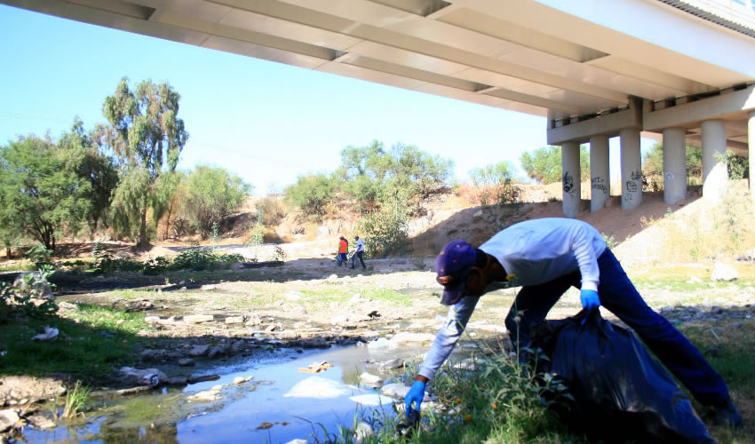 El saneamiento del Río San Pedro es el proyecto más emblemático de la actual Administración Estatal