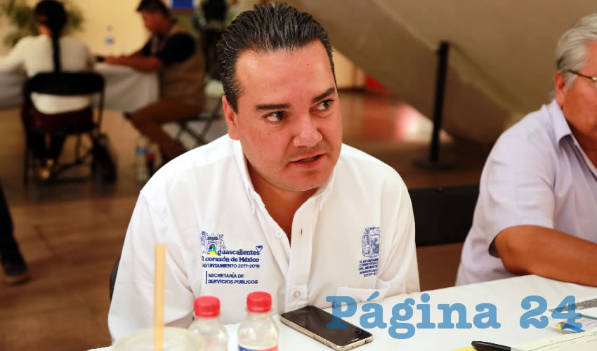 Héctor Eduardo Anaya Pérez, secretario de Servicios Públicos del Municipio (Foto: Eddylberto Luévano Santillán)