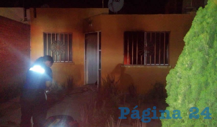 Arcángeles 207, en Rinconada San Miguelito, Jesús María, lugar del incendio