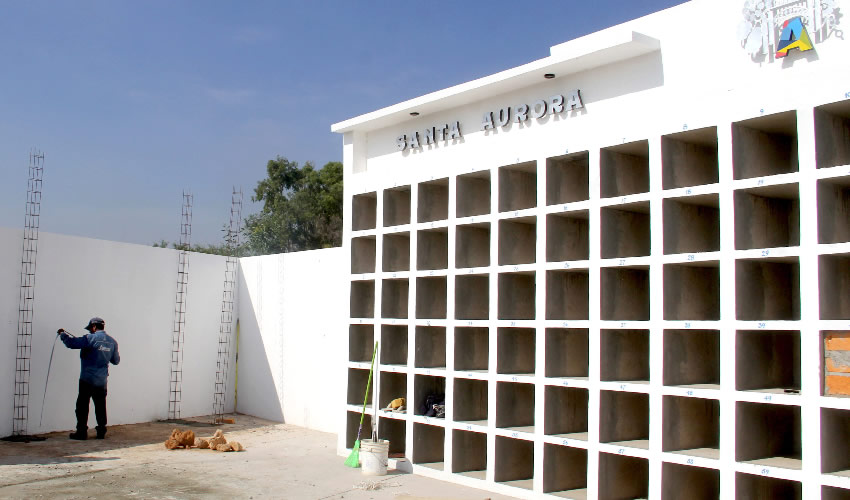 Ser&aacute; un complejo funerario de 60 sepulturas y se estima que la obra concluya en agosto