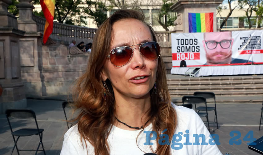M&oacute;nica Aguilar, madre de Luis Fernando Ferra Aguilar