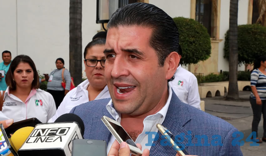 José María Tapia Franco, secretario de Acción Electoral del CEN del PRI (Foto: Eddylberto Luévano Santillán)