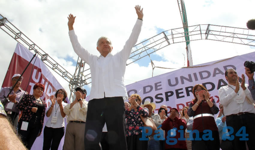 AMLO sostuvo que Morena pretende acabar con la mafia del crimen organizado, al señalar que es la misma “mafia del poder” que está en Los Pinos