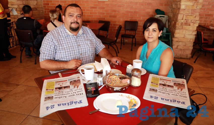 En Las Antorchas Almorzaron Luis León Ramírez y Luisa Pedroza Martín del Campo