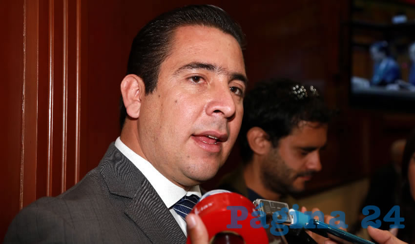 Gustavo Alberto B&aacute;ez Leos, legislador local (Foto: Eddylberto Lu&eacute;vano Santill&aacute;n)